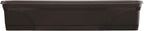 Southern Patio SPAT-MB3612BK 36-Inch Medallion Hanging Windowsill Garden Box Planter, Black (3 Pack)