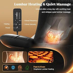 Power Recliner Chair with Heat and Back Massage, Electric Power Oversized Reclining Chair Infinite Position with Storage Armrests & 2 Cup Holders for Living Room, Brown