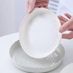 ZOOFOX 24 Pack Plastic Plant Saucer, Heavy Duty Plant Trays for Pots, Wave Plant Water Catcher Tray for Indoor Outdoor Home Garden Plants (6 Inch/ 8 Inch/ 10 Inch/ 12 Inch)