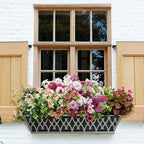 24 inch window boxes planters railing planter box shown in use