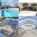 clear polycarbonate roofing sheets plastic roofing greenhouse panels on a desk or shelf