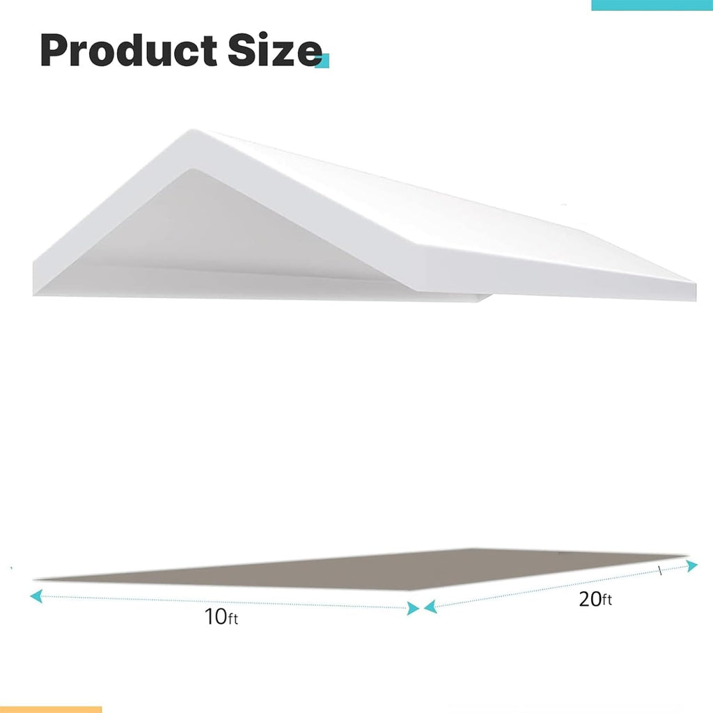 carport replacement canopy cover for car tent top, close-up detail