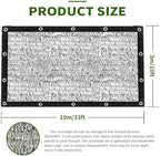 shade cloth-80% aluminum sunblock neting,durable mesh tarp with shown in use
