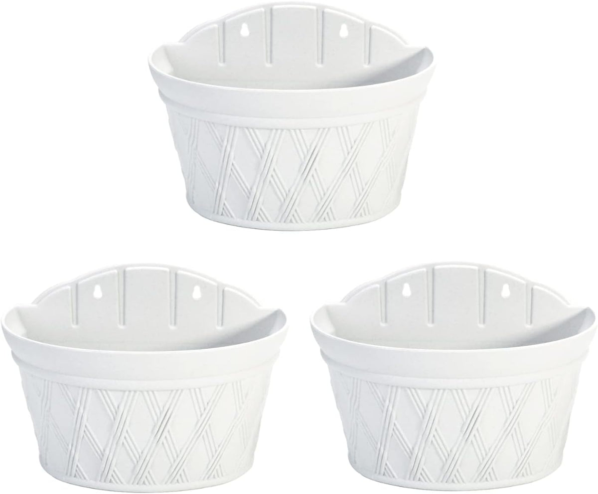 sungmor wall hanging planters,11.5 inch hanging flower pots, close-up detail