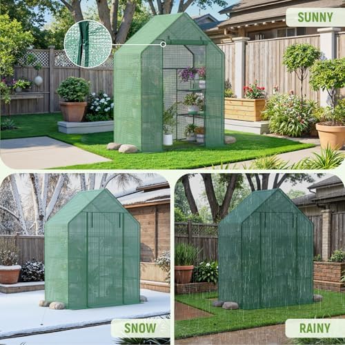 walk in greenhouses, 57 x 29 x 76, package contents