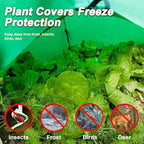 50″*50″*40″ winter plant warm covers - raised bed showing dimensions
