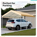 carport replacement canopy cover for car tent top showing dimensions