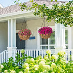HFHOME 2PCS 20" Round Coco Liner Coco Replacement Liner Basket Window Box