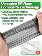 10x50ft strong pp nanocomposite mosquito net garden netting shown in use