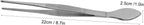 Bonsai Tweezers, Professional Stainless Steel Straight Serrated Tips with Loosening Spatula for Bonsai Soil Maintenance and Moss Removal Gardening Tool
