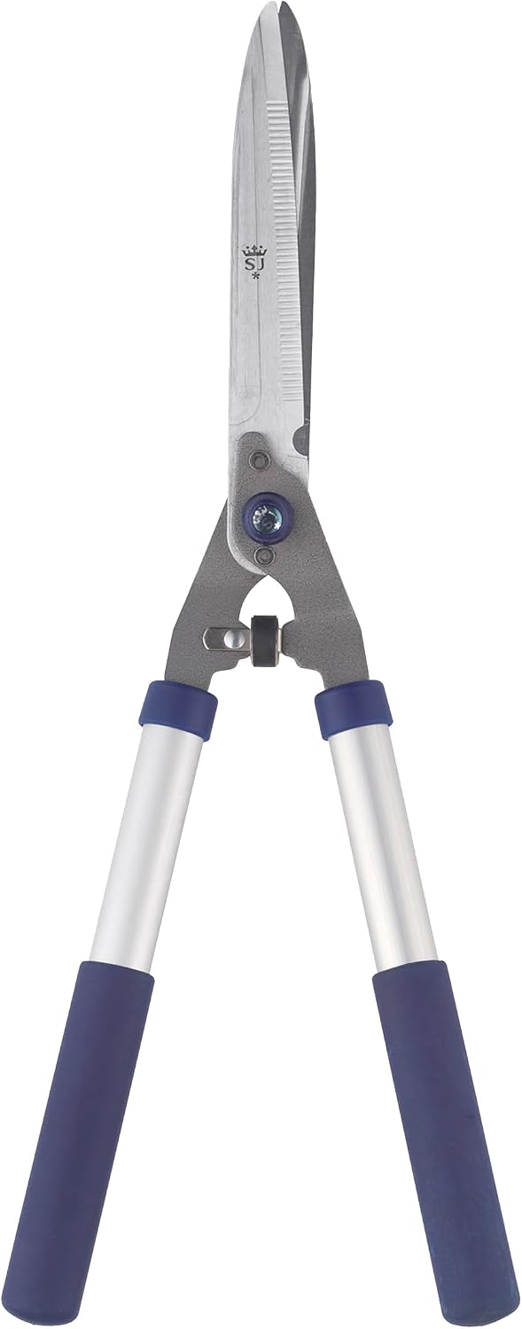 Spear & Jackson Razorsharp Notched Hedge Shears, Professional Garden Tool for Precision Trimming and Shaping, Quality Carbon Steel Blades