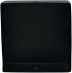 Nuvo Iron Eazy Cap™ Flat Pyramid Post Cap - Galvanized Powder Coated Steel, Black, 3.5" x 3.5"