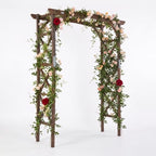 vingli wooden garden arbor, wedding arch, 6.6ft arch, main product view