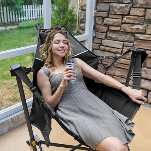 timber ridge hammock camping chair, portable oversized swinging, front angle view