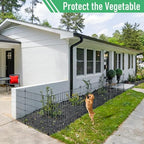 10‑panel no‑dig garden fence, 32" h x 23.6'l on a desk or shelf