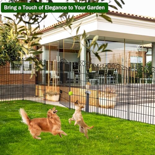 12 panel no dig decorative garden fence with on a desk or shelf