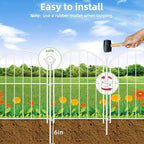 decorative garden fence, 17in (h) x 10ft(l) no on a desk or shelf