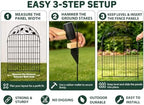 decorative garden fence, 48in h x 27ft l, package contents