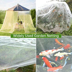 garden netting 10x50ft 2 pack ultra fine mesh showing dimensions