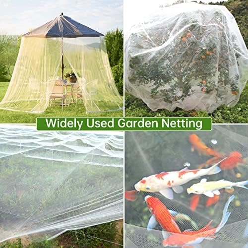 garden netting 10x50ft 2 pack ultra fine mesh showing dimensions