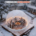 garden dome bubble tent house outdoor, upgraded geodesic on a desk or shelf