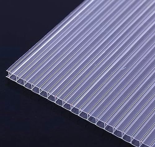 two pieces 8mm twin wall polycarbonate greenhouse panels, view 9