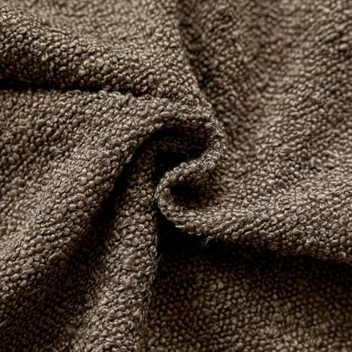 foindtower decorative textured boucle throw pillow covers 26x26, close-up detail