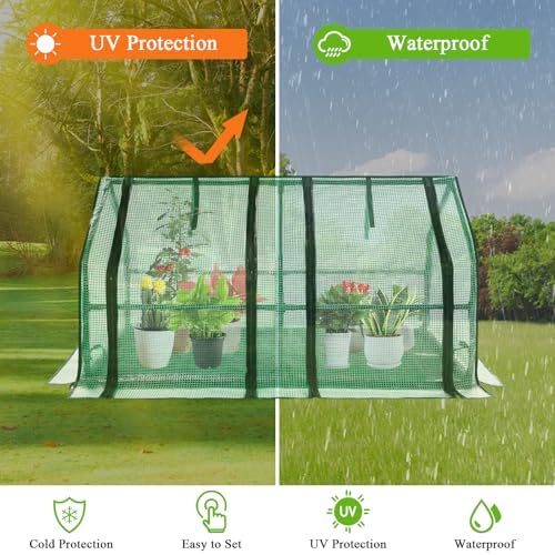 u'artlines portable mini greenhouse small green house 47x24x24, package contents