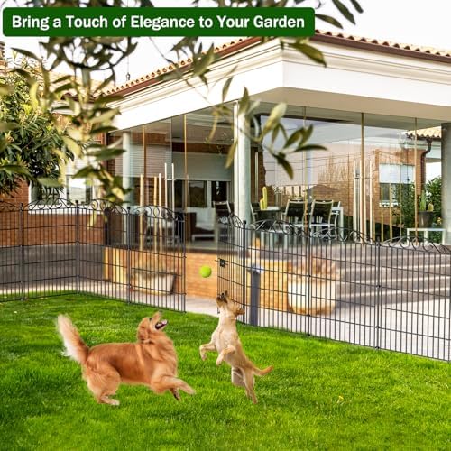 12 panel no dig decorative garden fence with on a desk or shelf