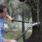 fiskars 25” powergear2 garden bypass loppers, 1.75" capacity on a desk or shelf