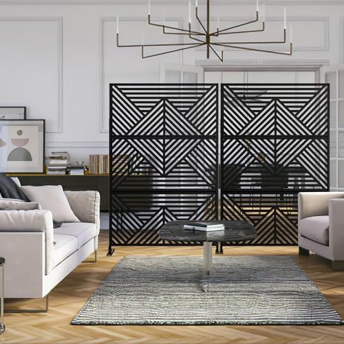 casaphoria 72" h x 47" w metal outdoor shown in use