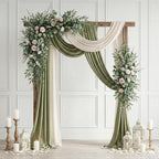 lovemoon 130 pcs mixed eucalyptus stem, artificial greenery showing dimensions