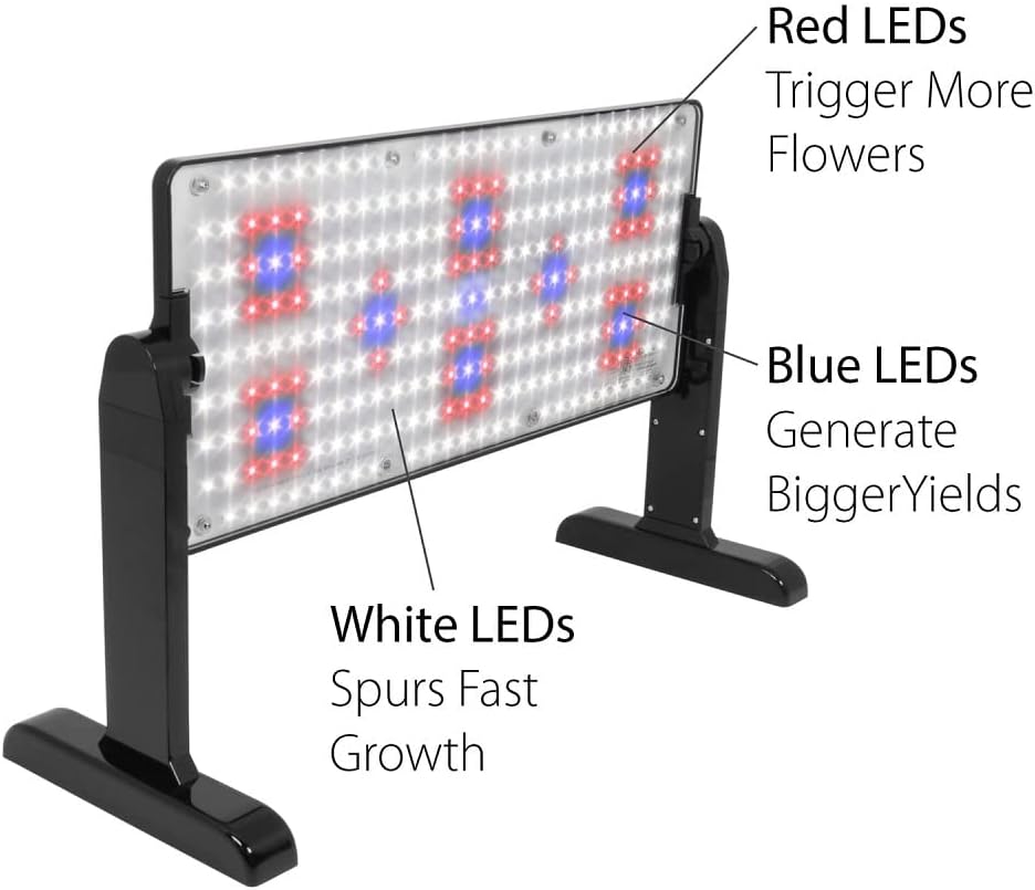 AeroGarden 45W LED Grow Light Panel | Grow Light for Plants, Includes Stand and Hanging Kit