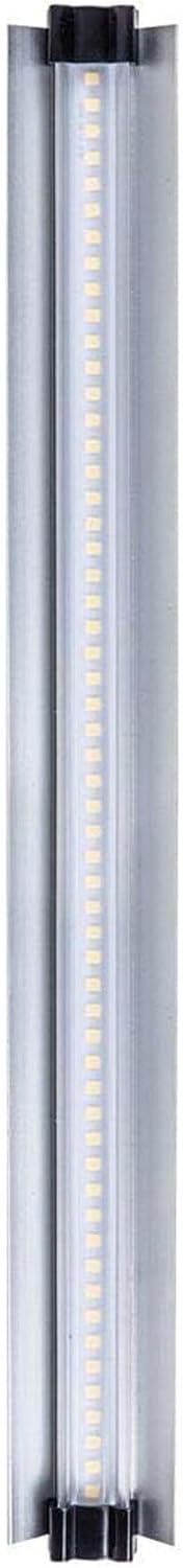 SunBlaster 18" Prism Lens 18W 6400K Full Spectrum LED Strip Light Indoor Greenhouse Plant Grow Lamp with Built-In Reflector & Mounting Clips