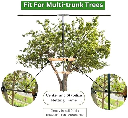 fiberx large fruit tree netting frame kit, 50x50, view 9