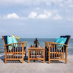 safavieh outdoor collection rocklin natural/ navy cushions/ light showing dimensions