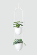 hanging planters 2 tiers metal plant hangers for, main product view