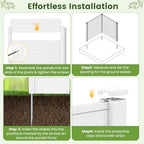 relax4life privacy fence screen, pvc decorative garden fence on a desk or shelf