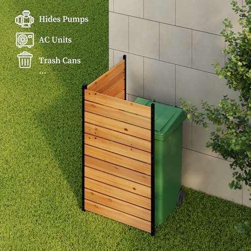 no dig wood privacy screen fence panel, outdoor, package contents