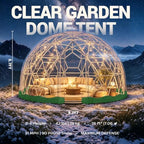 10.5ft garden dome tent, geodesic dome greenhouse with, side view