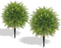 artificial bushes plants 28" topiary ball trees outdoor, main product view