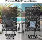 metal privacy screen for outdoor freestanding privacy screens, package contents