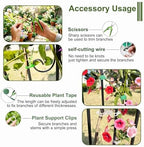 2.2m（86.7" h x 19.7" w） black iron garden, front angle view