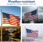 american flags for outside 4x6, heavyduty spun polyester, package contents