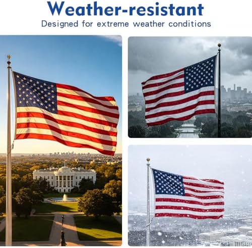 american flags for outside 4x6, heavyduty spun polyester, package contents