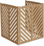belleze privacy fence panels for outside, wooden air on a desk or shelf