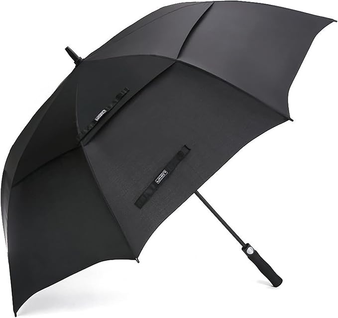G4Free 47/54/62/68/72 Inch Automatic Open Golf Umbrella Oversize Extra Large Double Canopy Vented Windproof Waterproof Stick Umbrellas