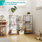 bestoffice | 4-tier wire shelf | 12" x on a desk or shelf