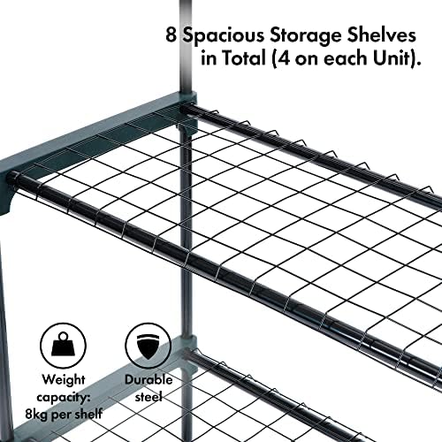 vonhaus greenhouse staging unit – shelving for greenhouse, package contents