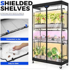 barrina lp900 indoor greenhouse with 3 full spectrum, package contents